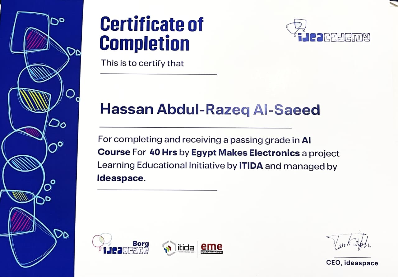 Artificial Intelligence Advanced Training (40 Hours)